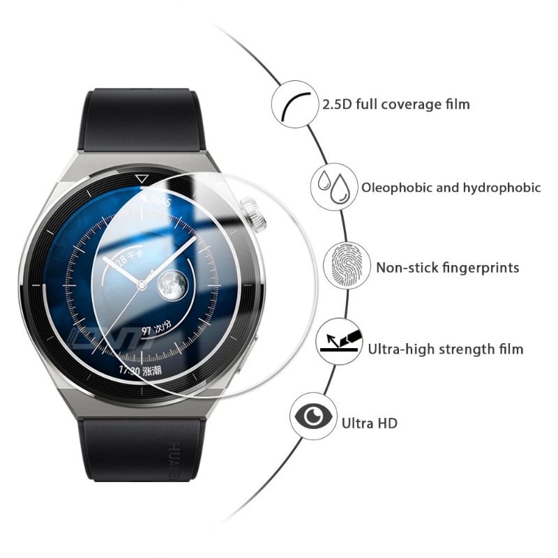 Huawei GT3 PRO 46mm- Kính cường lực 2.5D chống trầy màn hình dành cho Huawei GT3 Pro 46mm