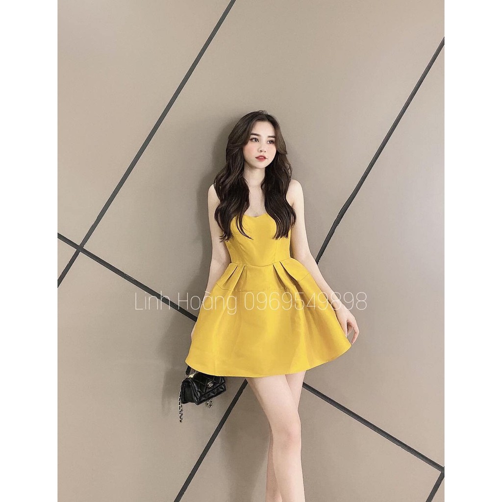 [Mã SKAMA06 giảm 8% tối đa 50K đơn 250K] VÁY 2 dây DÁNG XÒE ĐỆM NGỰC (kèm ảnh thật,video) | BigBuy360 - bigbuy360.vn