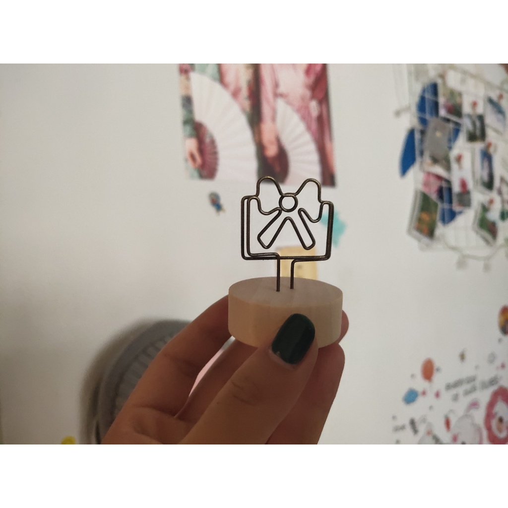 Đế gỗ đựng card, ghi chú SOLANO giá đỡ để card visit, ghi chú, ảnh trang trí văn phòng phẩm đa năng SD-001353