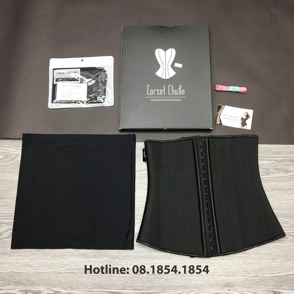 Đai nịt bụng Latex cao cấp 25 xương - Đai Latex HyLạp 100% cao su non - Nịt bụng cao cấp