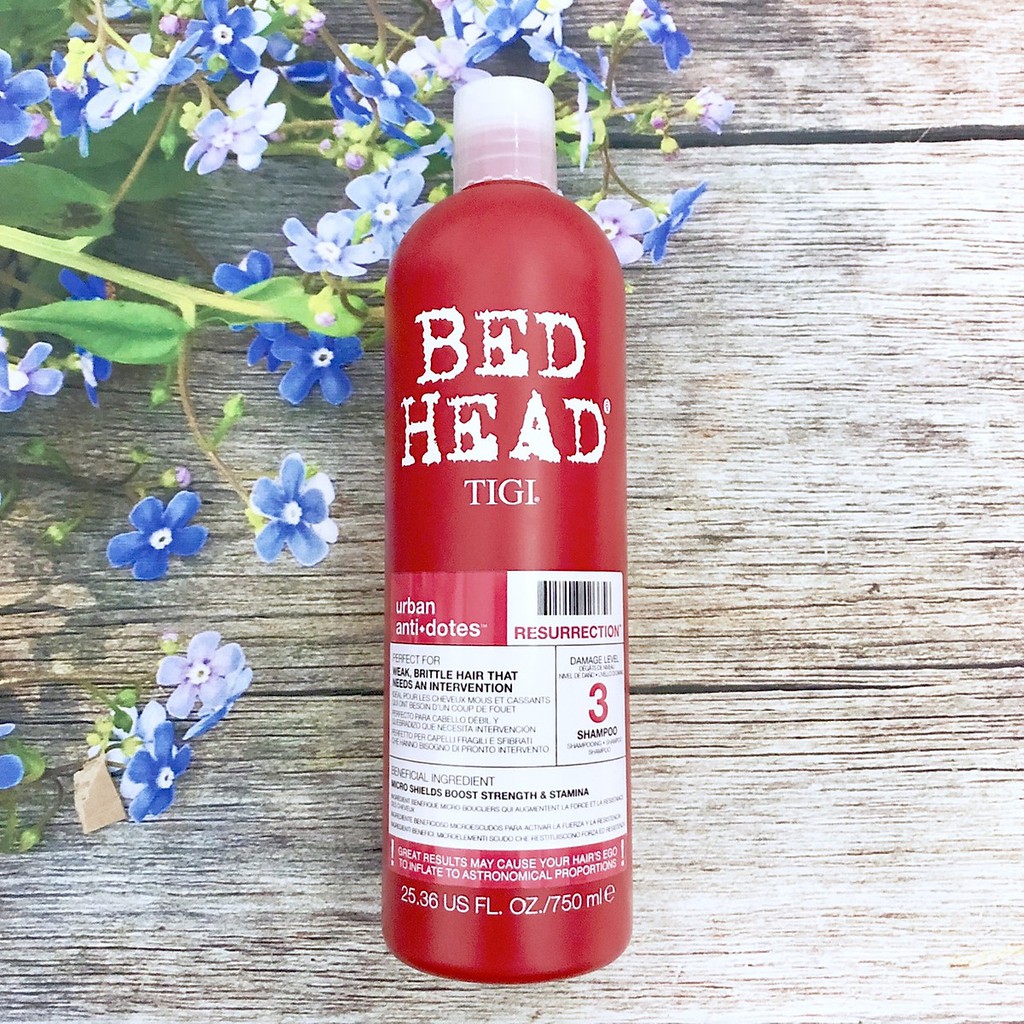 Cặp dầu gội xả TIGI [Hàng Chính Hãng] TIGI Bed Head phục hồi 3 cấp độ