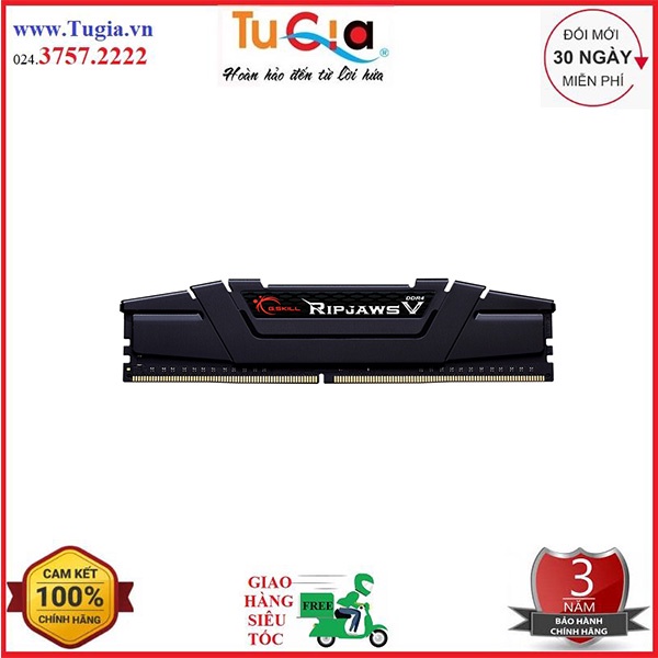 Ram PC Gskill RIPJAWS V (F4-3200C16S-16GVK) 16GB (1x16GB) DDR4 3200Mhz - Bảo hành 36 Tháng -  Hàng Chính Hãng