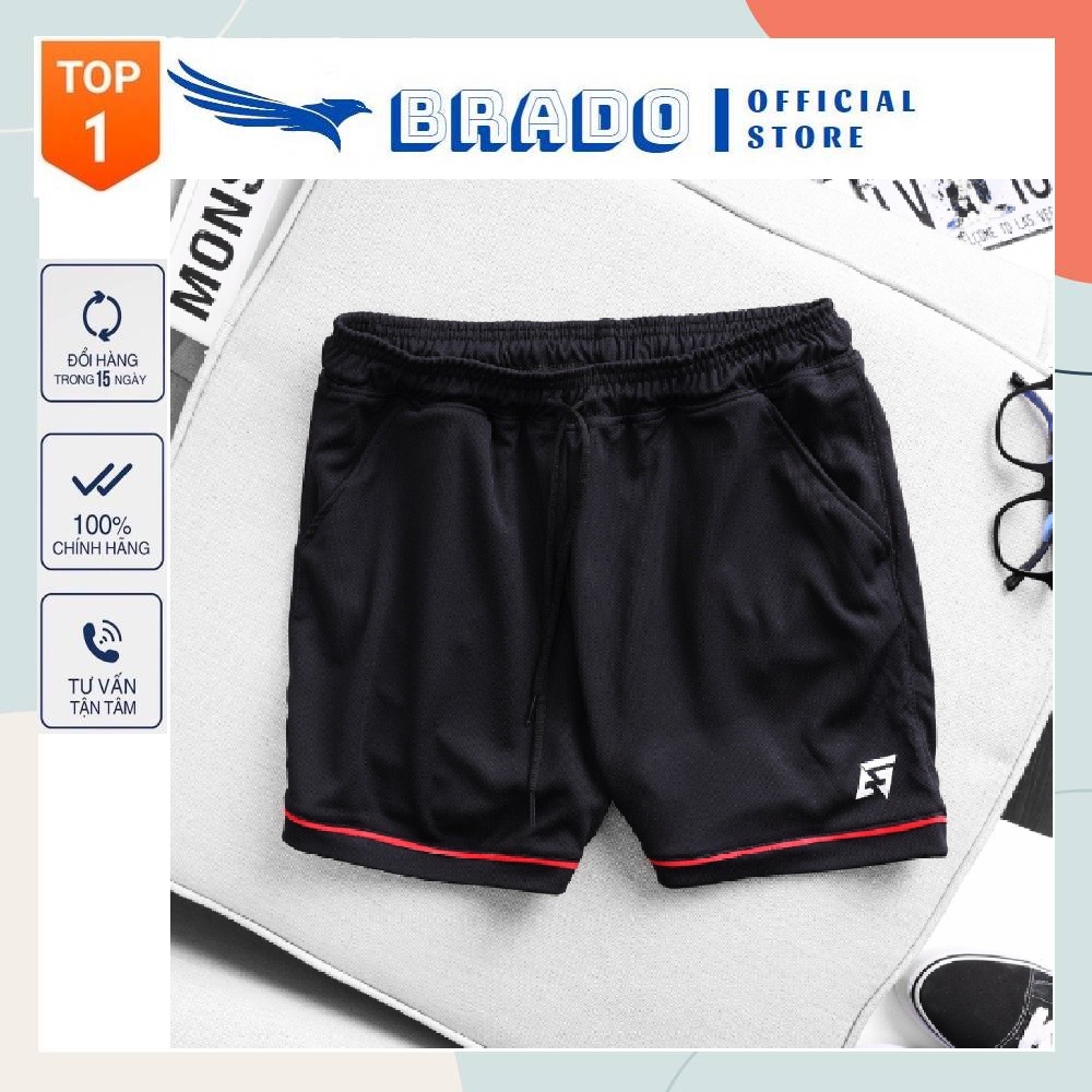 Quần đùi nam tập gym, chơi thể thao form Slimfit chất vải co giãn, thoáng mát