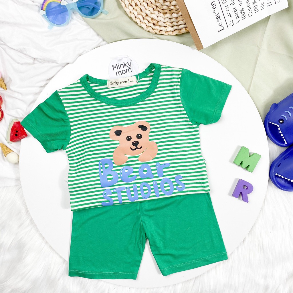 Bộ Cộc Cotton Họa Tiết Hoạt Hình Dành Cho Bé Trai