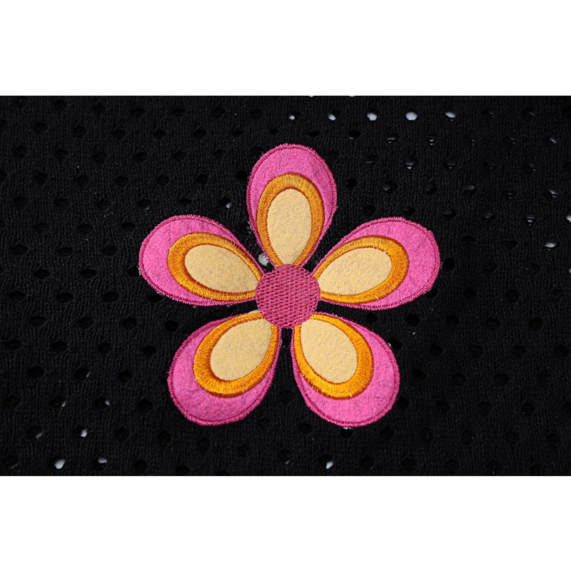 Áo Sweater Dệt Kim Tay Dài Cổ Tròn Dáng Rộng In Hoa Kiểu Đường Phố Thời Trang Cho Nữ