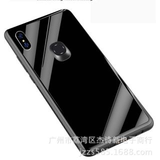 Ốp lưng kính Xiaomi Redmi Note 5 Pro viền cao su chống sốc