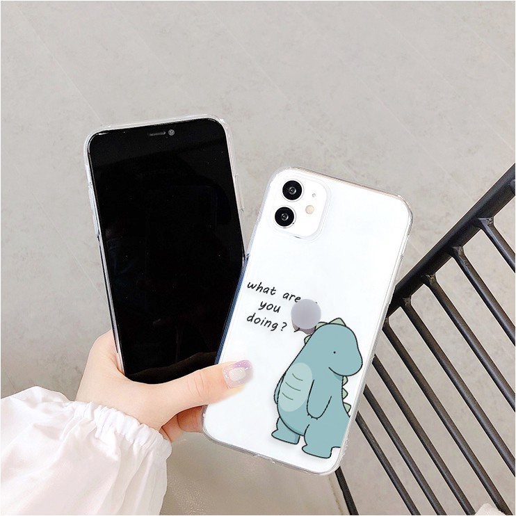 Ốp IPHONE hình khủng long tinh nghịch đủ các dòng 6/6S/7/8/X/11/12/13 Plus Pro Max T20 | BigBuy360 - bigbuy360.vn