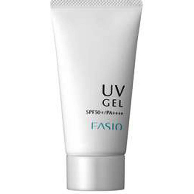  Kem chống nắng Kose Fasio UV Gel SPF50+/PA++++: dạng gel mỏng nhẹ