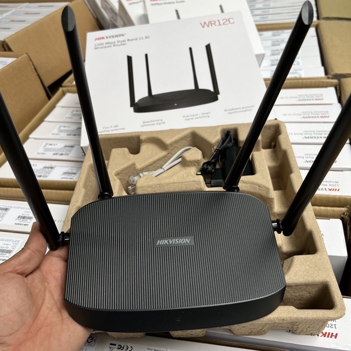 Bộ phát Router Wifi cho gia đình HIKVISION DS-3WR12C I Hàng chính hãng I Bảo hành  24 tháng