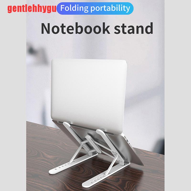 [gentlehhygu]Foldable Laptop Stand Non-slip Adjustable Desktop Laptop Holder Notebook Stands