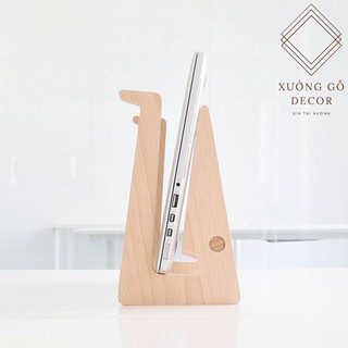 Kệ ,Giá Đỡ Laptop Và Macbook Tản Nhiệt Tự Nhiên Thông Minh Bằng Gỗ Cao Cấp