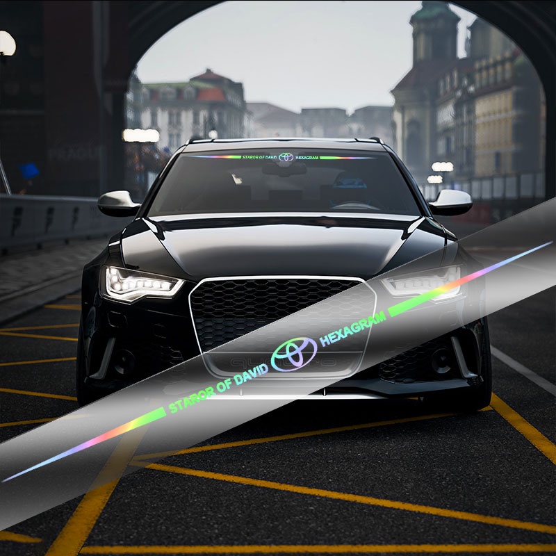 Miếng Dán Phản Quang Màu laser Trang Trí Thân Xe Hơi