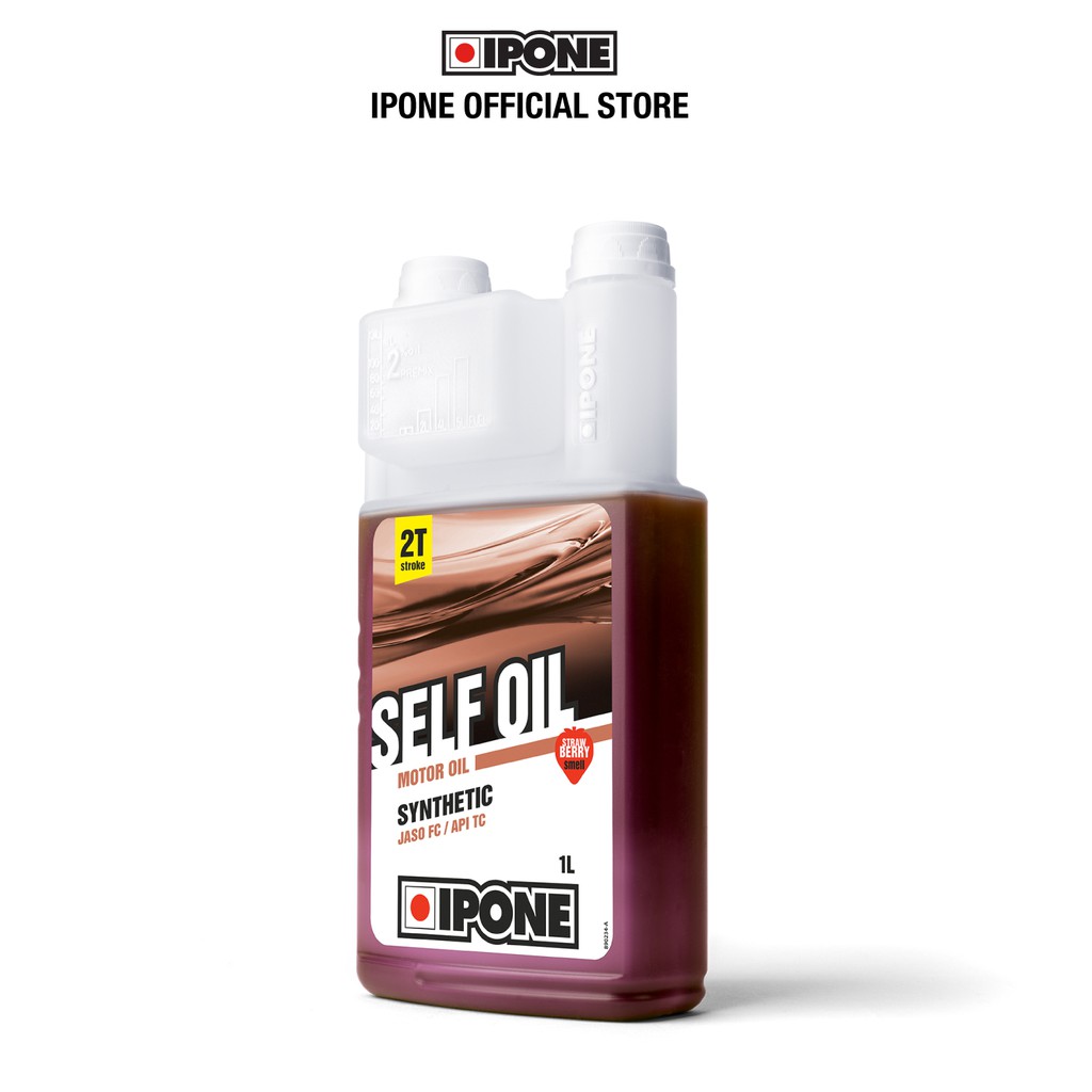 Nhớt Xe Máy 2 Thì Hương Dâu Bán Tổng Hợp Ipone Self Oil (1L)