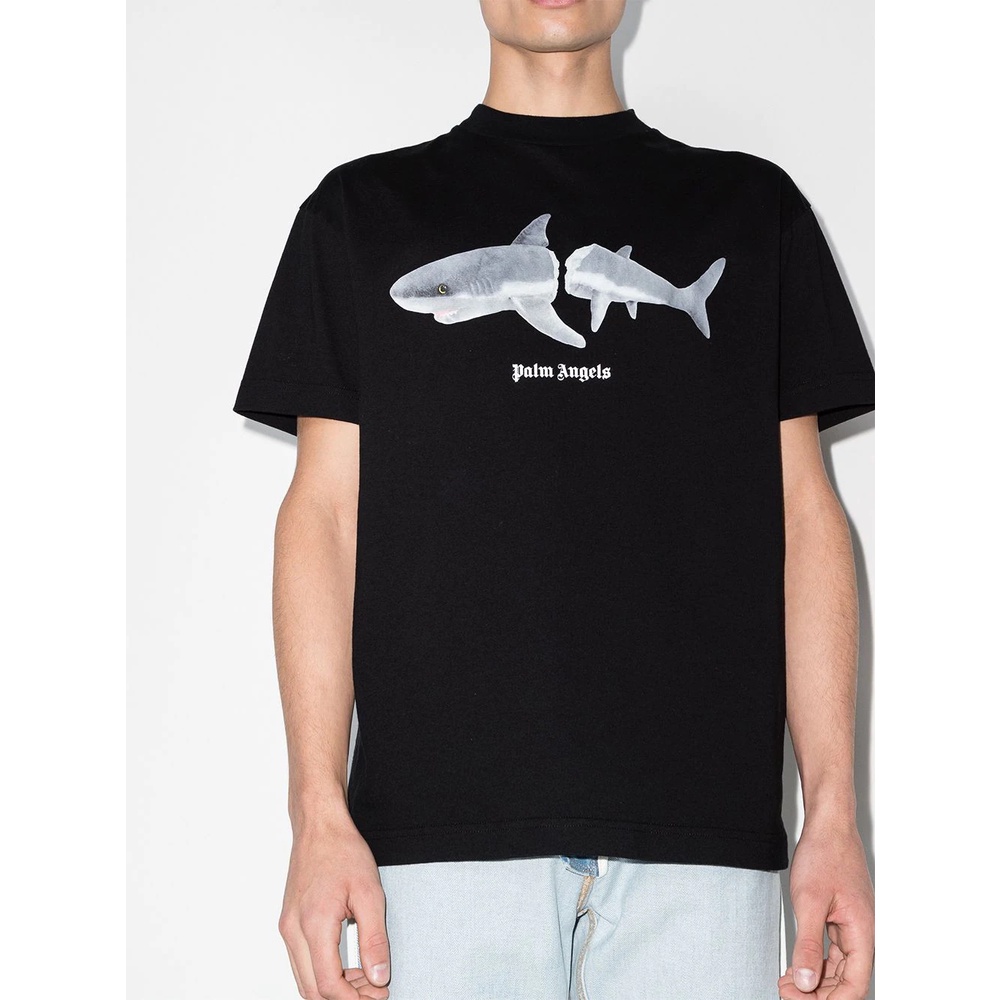 Áo unisex Palm Angels Shark Cá Mập phong cách trẻ trung năng động, nam nữ mặc form cực đẹp