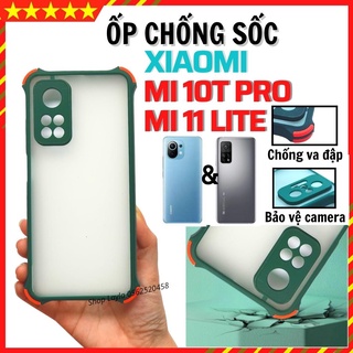 Ốp lưng Chống sốc Xiaomi Mi 11 Lite/ Mi 10T Pro - Chất liệu Nhám Cao cấp - Chống va đập - Thiết kế sang trọng