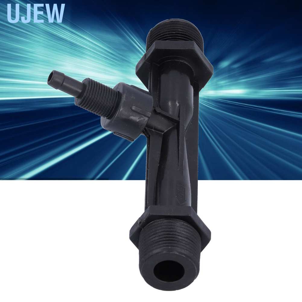Ujew Venturi Tube PVDF G3/4 Fertilizer Injector Irrigation Mixer Tool for Agriculture