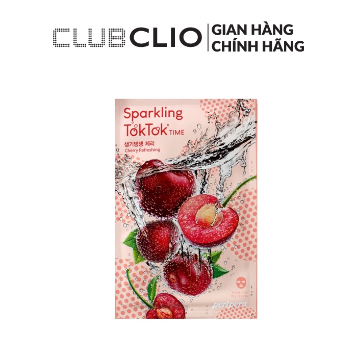 Combo 14 Miếng Mặt Nạ Giấy Peripera Sparkling Toktok Time Mask Sheet (5 loại) 18mlx 14
