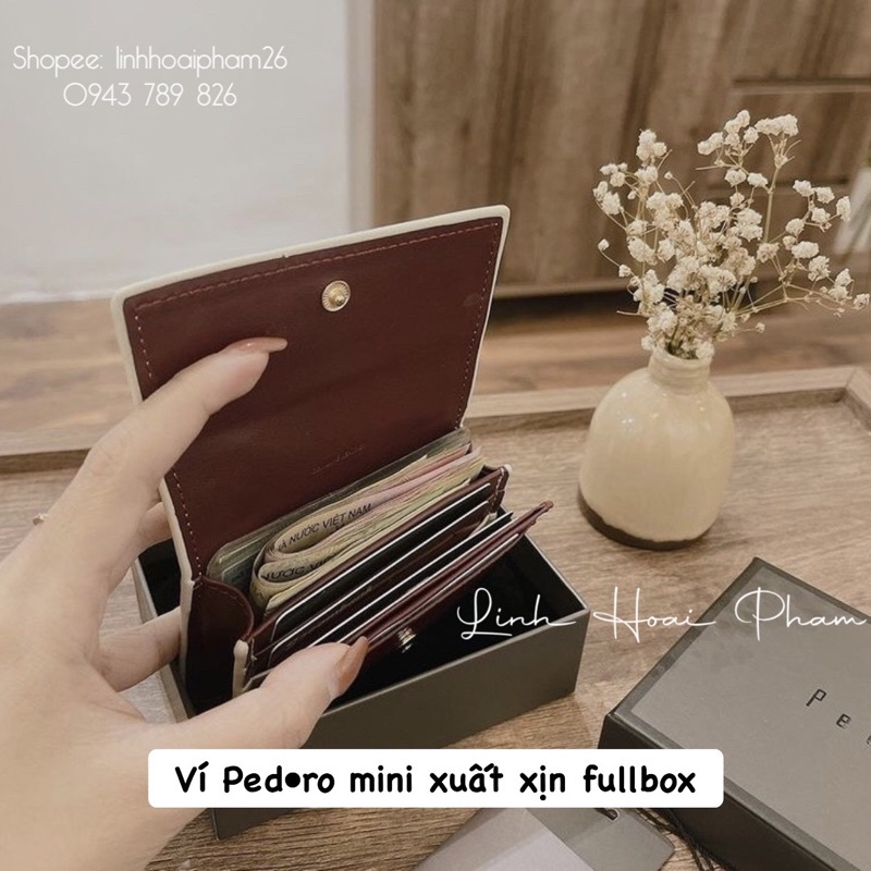 [RẺ VÔ ĐỊCH] - Ví mini chất da rắn dáng hộp vuông loại đẹp (ảnh thật + video)