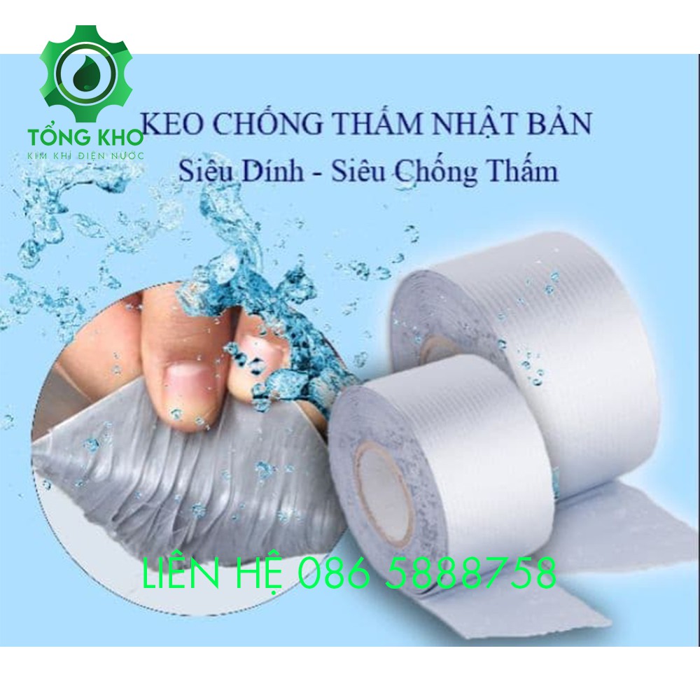 Cuộn băng keo siêu dính chống thấm mọi chất liệu dài 5m - Tổng kho kim khí điện nước BD