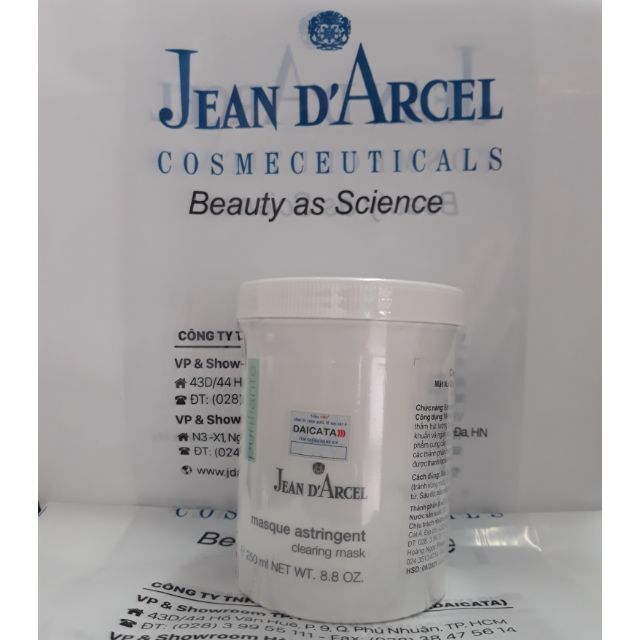 MẶT NẠ CHO DA DẦU MỤN JEAN D'ARCEL CLEARING MASK 250ml