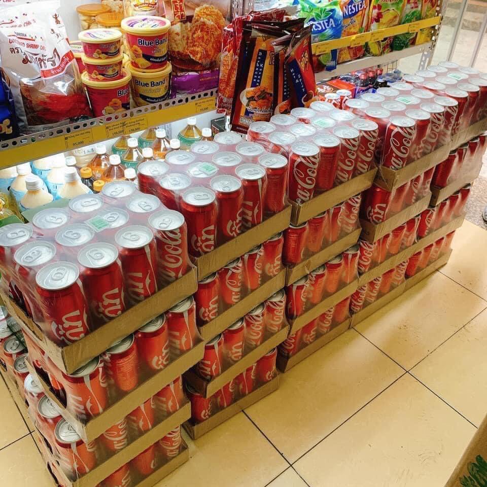 Thùng 24 lon Coca cola Thái Lan 325ml Siêu Ngon Date mới thumbnail