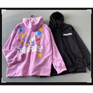 [UNISEX] HOODIE ZIP - KHOÁC DEGREY - KHOÁC KÉO KHÓA DEGREY