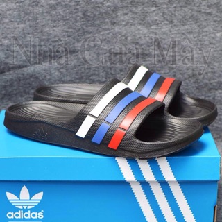 [☘️ADIDAS®☘️]- DÉP ĐÚC DURAMO SLIDES - Đen S/YBR