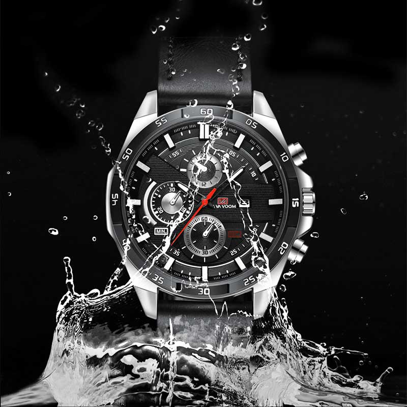 VAVAVOOM Quartz Watch Waterproof Leather Strap And Vom | BigBuy360 - bigbuy360.vn