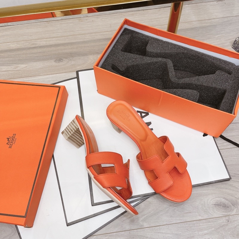 Guốc hm gót trụ dáng basic hot hit fullbox