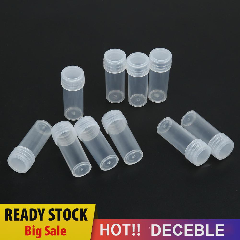 Bộ 50 Lọ Nhựa Đựng Mẫu 5g Dung Tích 5ml