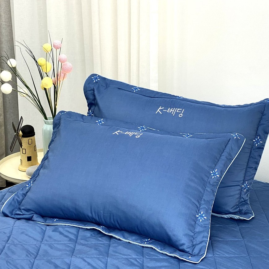 Vỏ gối nằm chần bông Hàn Quốc K-Bedding By Everon Microtencel KMTS  1 cặp