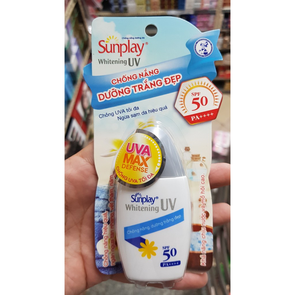 Sữa Chống Nắng Sunplay Whitening UV Rohto SPF50 - 30g