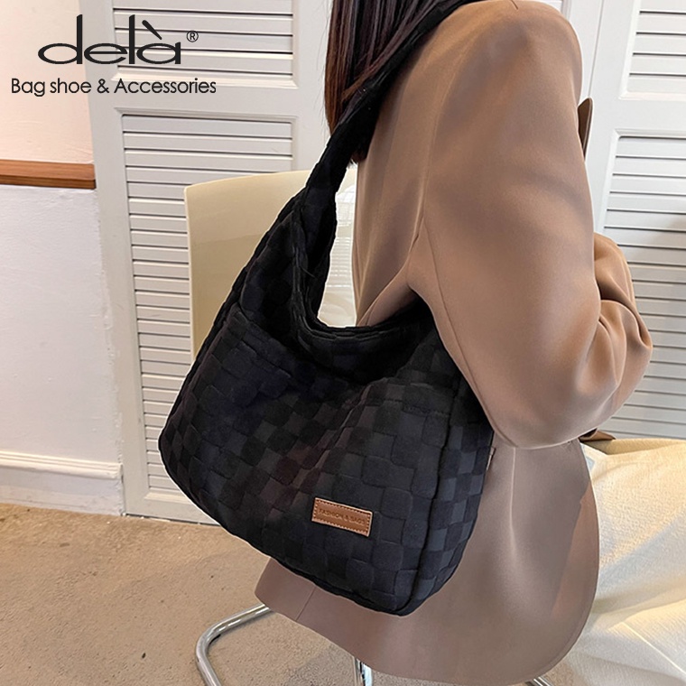 Dela Túi Xách Canvas Đeo Vai Nhỏ Nhắn Đa Năng Thời Trang Thu Đông Dành Cho Nữ