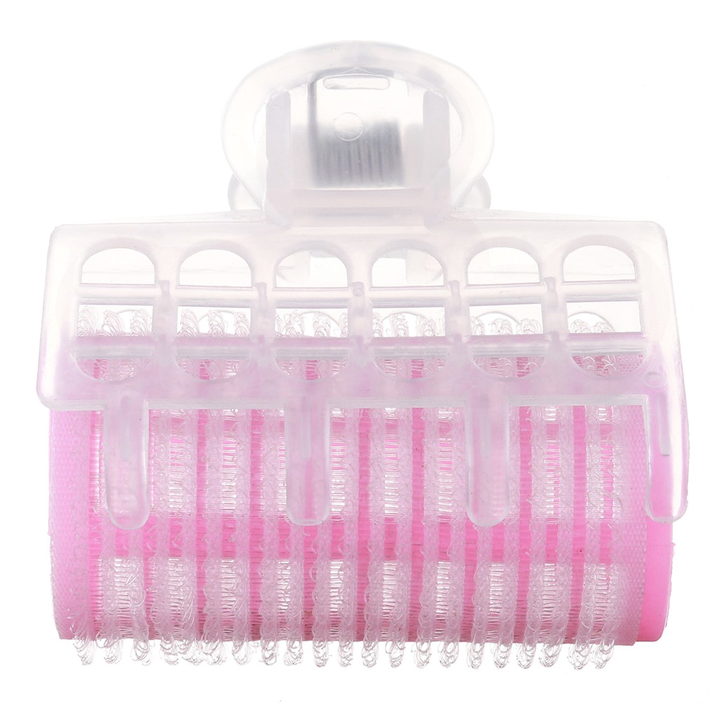 MONJA [Hàng mới về] Bộ 2 Lược Dạng Gấp Và Lô Cuốn Với Kẹp Giúp Làm Xoăn Tóc