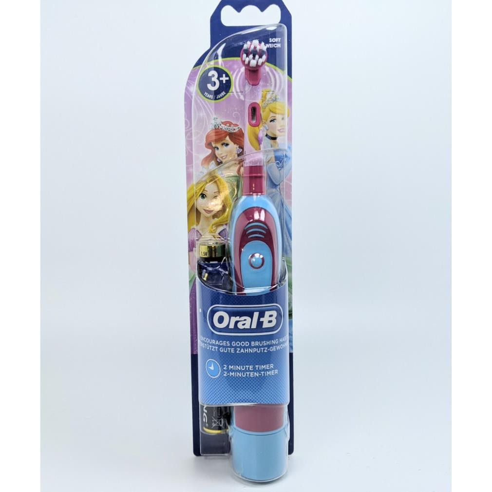 Bàn chải điện Oral B sử dụng pin AA người lớn, trẻ em cho bé DB4.510