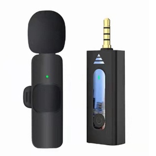 Mic đôi phỏng vấn micro cài áo không dây cho điện thoại, máy quay, micro giảm tiếng ồn - micro rohs 3.5