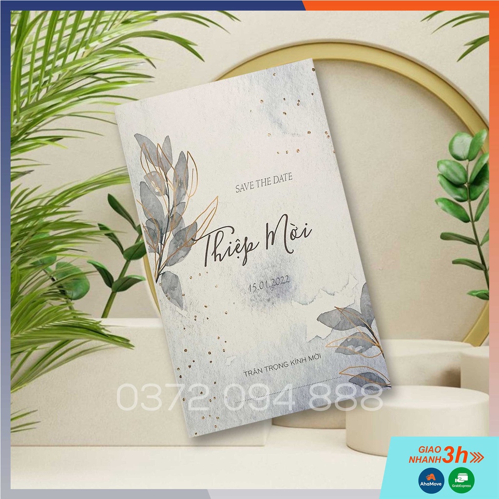 THIỆP CƯỚI HÀ NỘI - ĐÃ BAO GỒM IN NỘI DUNG