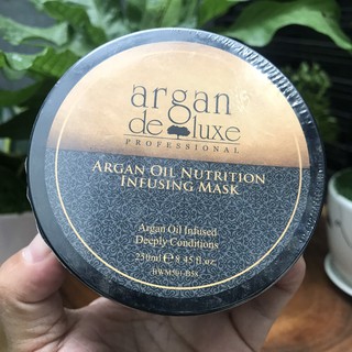 Mặt nạ ủ tóc phục hồi làm mềm mượt tóc Argandeluxe Canada 250ml