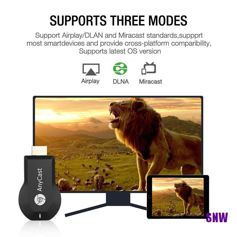Thiết bị thu tín hiệu màn hình Anycast M12 Plus không dây WiFi cho Hdmi Tv Dlna 1080p (Hh) | BigBuy360 - bigbuy360.vn