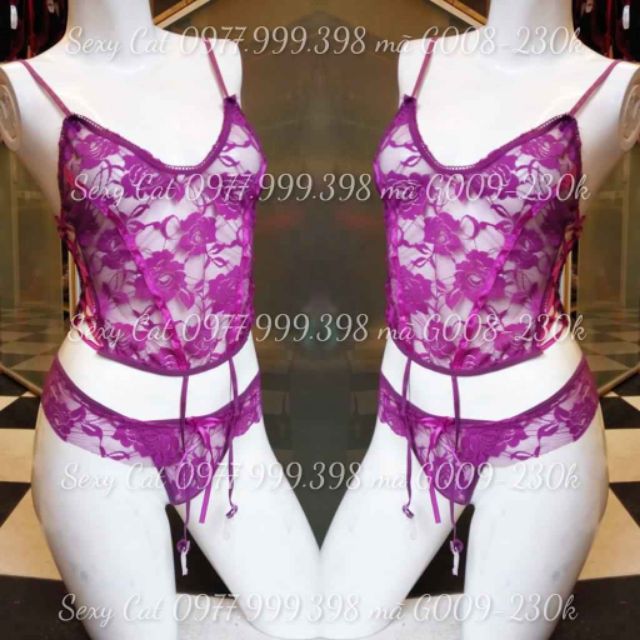 set kẹp tất sexy