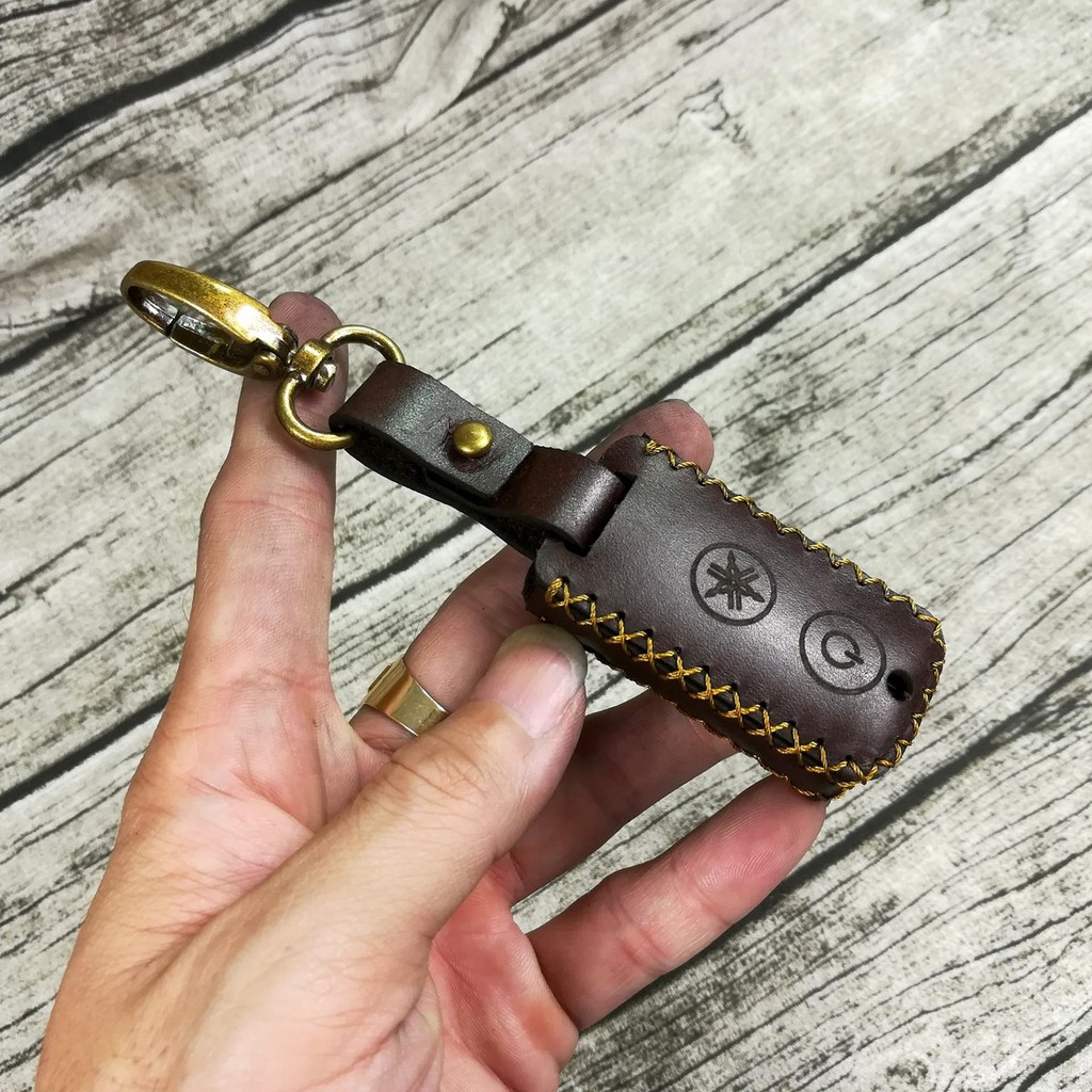 [Real Leather] Bao da chìa khóa Smartkey NVX - Janus - Grandee - FreeGo 2019