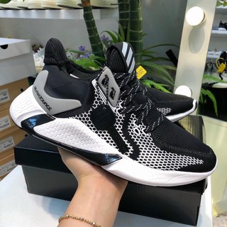 (Video cận cảnh) Giày thể thao sneaker alphabounce 2020 instinct đen trắng
