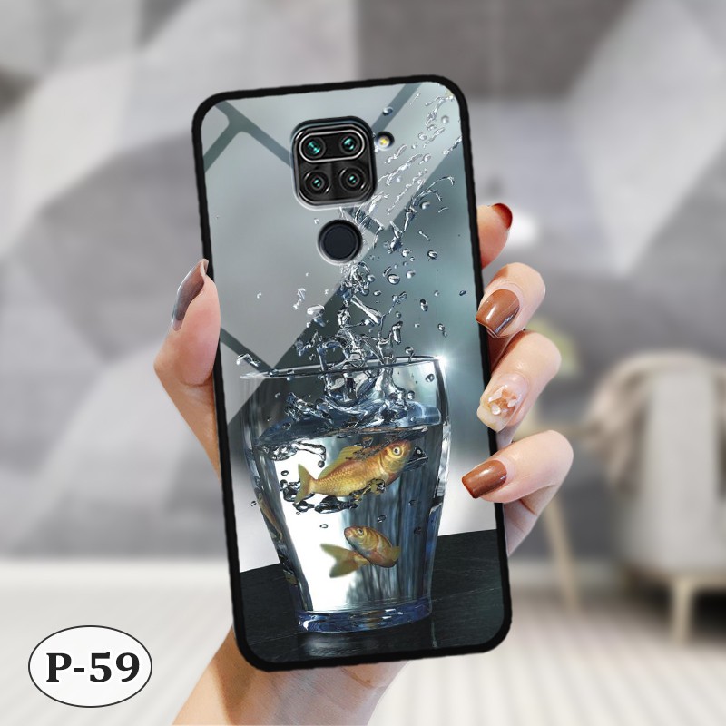 Ốp lưng kính Xiaomi Redmi Note 9- hình 3D