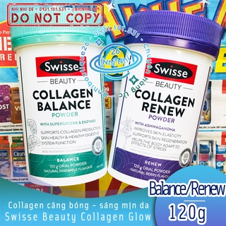 Bột 120g - Swisse Beauty Collagen Balance / Renew Powder
