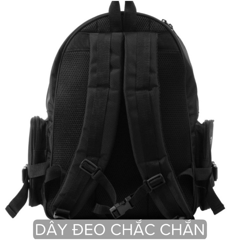 Balo Degrey Black Backpack 2810 Clothes Shop Balo Đi Học Đen Ulzzang Unisex