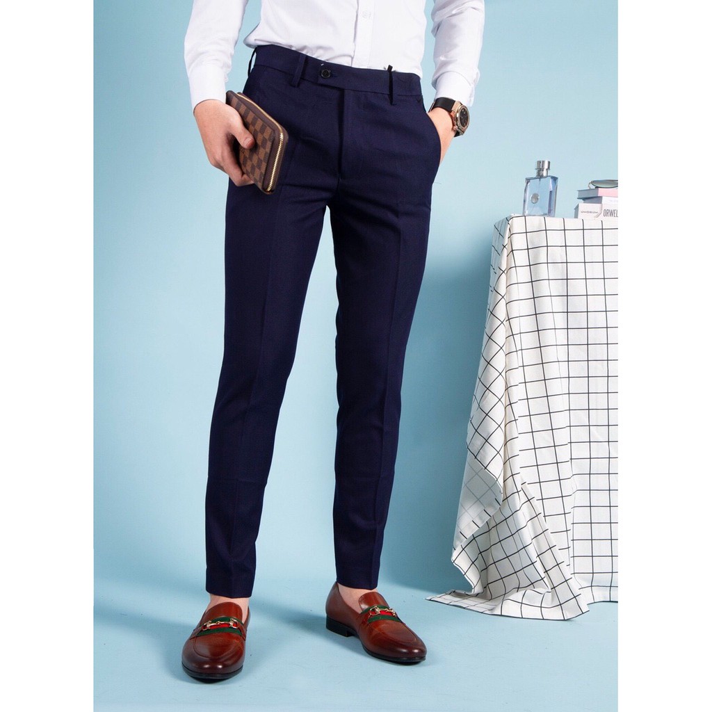 [KHO XẢ XỊN] Quần âu nam cao cấp chất liệu vải Tuyết Hàn, dáng ôm co giãn nhẹ thoải mái QA19