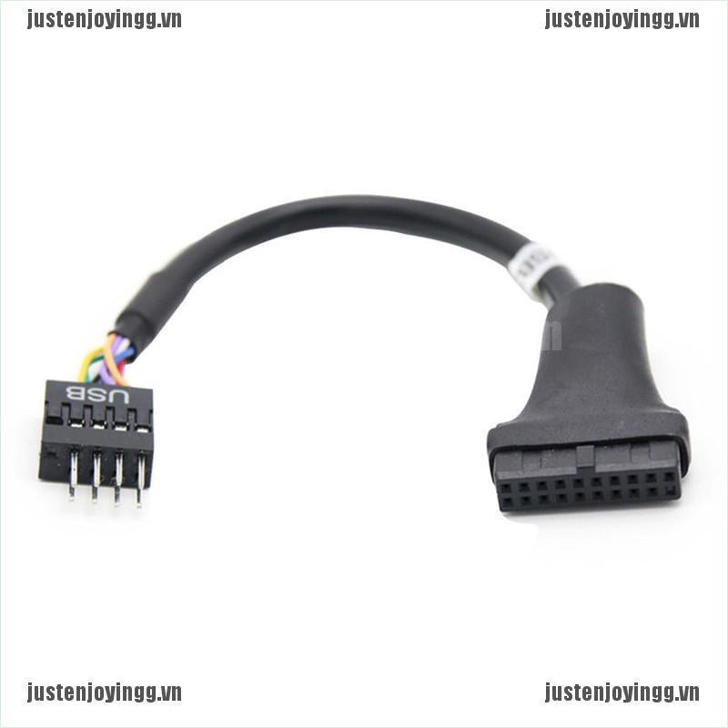 Dây cáp chuyển đổi cắm USB 3.0 20 chân sang USB 2.0 9 chân cho bo mạch chủ