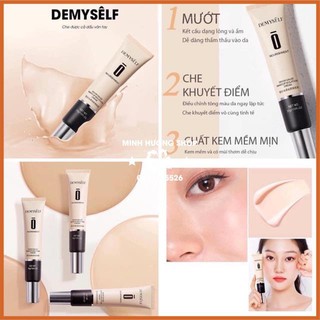 Kem nền che khuyết điểm DEMYSELF 🌿 CHÍNH HÃNG ☘️ che phủ thần thánh , thấm mịn ko lộ vân kem