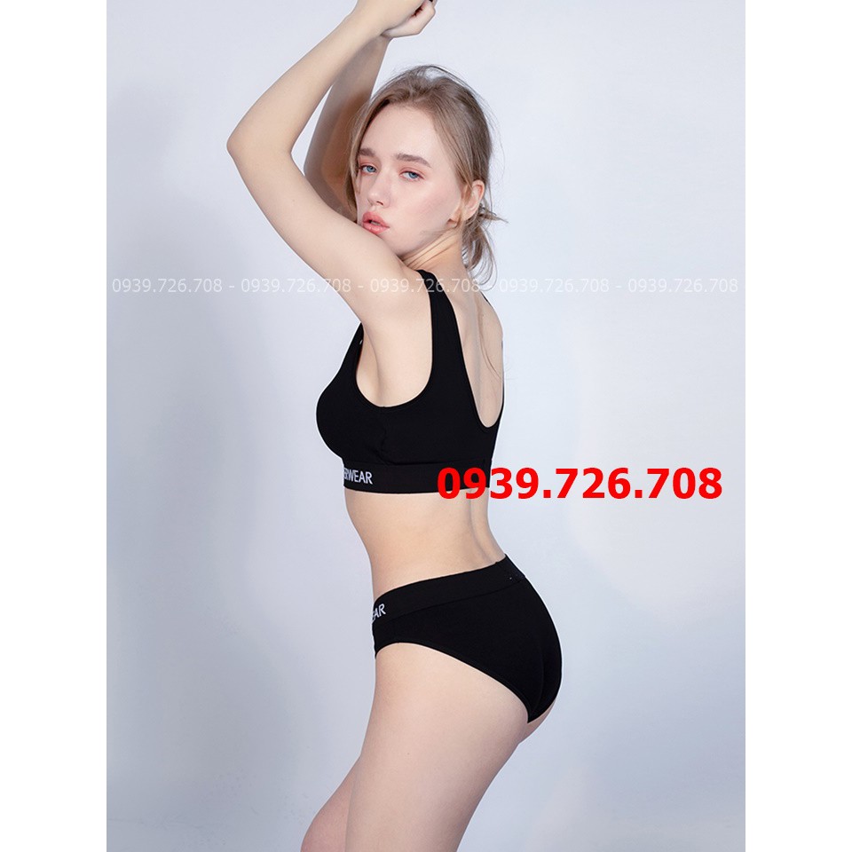 Bộ đồ lót CK ko gọng - Bộ đồ lót.ck ba lỗ chất cotton cao cấp có viền chữ | BigBuy360 - bigbuy360.vn