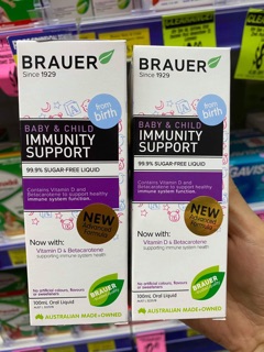 Brauer Immunity Support Tăng đề kháng cho bé